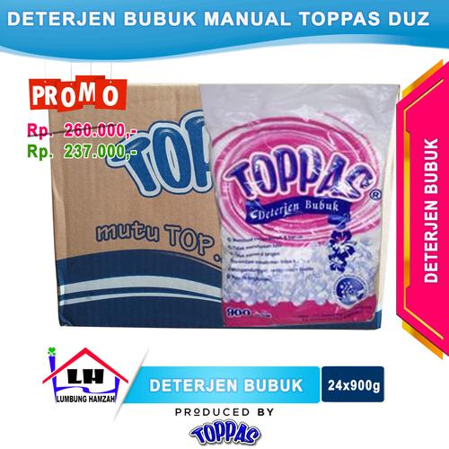 Foto Produk Deterjen Bubuk Manual 1 Duz TOPPAS Mutu TOP Harga PAS Instant/Sameday dari Toko Sabun Hamzah
