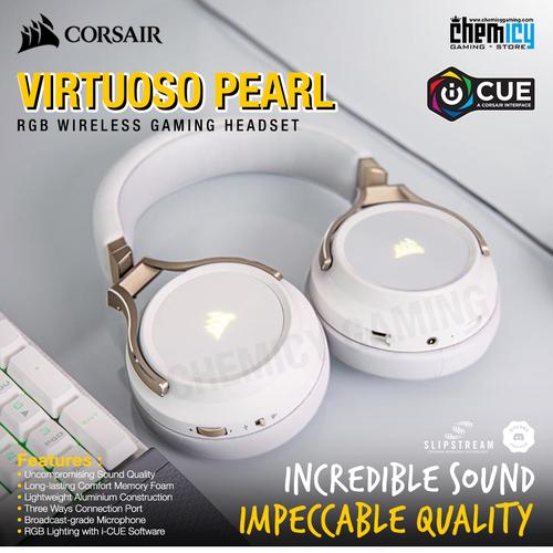 Jual Corsair Virtuoso Pearl RGB 