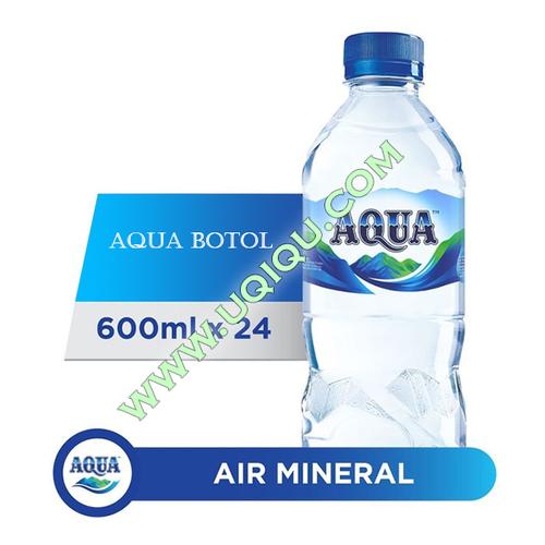Foto Produk Aqua Botol 600 ml 1 Dus (24 Botol) dari Toko Uqiqu