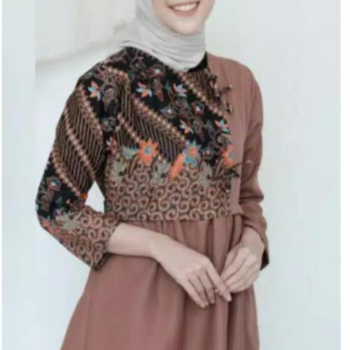 Gambar Atasan Batik Wanita Kerja Murah Trend 2021 - Cokelat, M dari Batikjoyoberkah Kab. Pekalongan Tokopedia