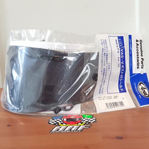 Foto Produk KACA VISOR HELM ARAI DARK SMOKE FLAT VAS V FOR RX7X dari ARF Performance