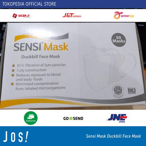 Foto Produk Masker 3Ply SENSI DUCKBILL ORIGINAL face DUCK 3 ply ISI 50PCS dari J O S