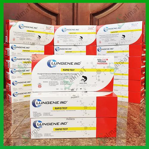 Foto Produk Rapid Test Swab Antigen Alat tes isi 25 pcs - Lungen Merah dari Salmat Sajadah