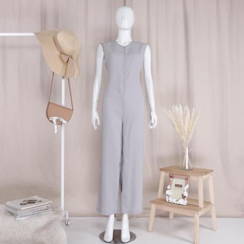 Foto Produk Nafashakila Inner Jumpsuit bisa untuk Ibu Menyusui - Abu-abu dari nafashakila