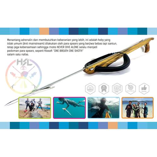 Gambar Speargun / Panah Ikan 80cm dengan 2 set rubber dari Speargun Panah Ikan by LoadThem undefined Tokopedia