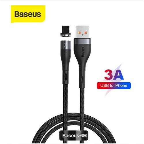 Foto Produk KABEL DATA FAST CHARGING BASEUS ZINC MAGNETIC MICRO+IPHONE+TYPE-C/3IN1 - USB TO IPHONE dari Baseus Auto Life