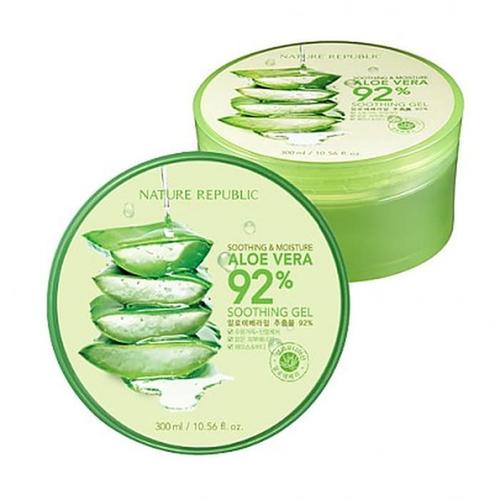 Gambar Nature republic Aloe Vera Soothing Gel 92% 300ml dari Koreannonaa Jakarta Barat Tokopedia