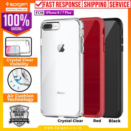 Foto Produk Spigen Ultra Hybrid 2 Case for iPhone 7 Plus / iPhone 8 Plus - Red dari Spigen Official