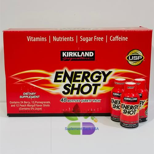 Jual Kirkland Signature Energy Shot Drink 59ml suplement diet olahraga