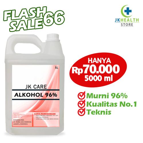 Foto Produk ALKOHOL 96% 5 LITER JKCARE - Antiseptic dan DIsinfectant dari JKHealthStore