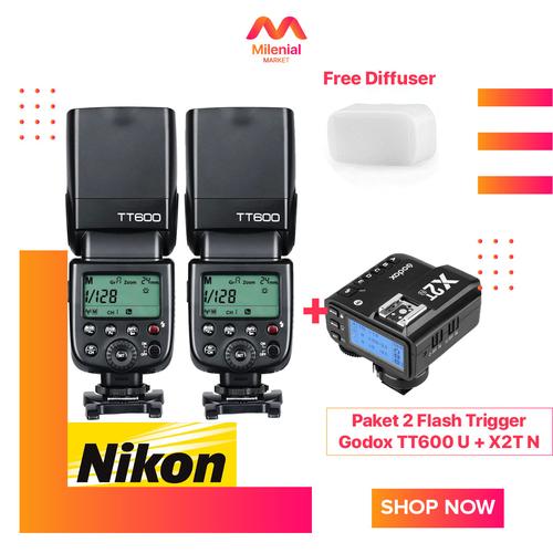 Godox XproII-C TT600 2灯セット ダブっ