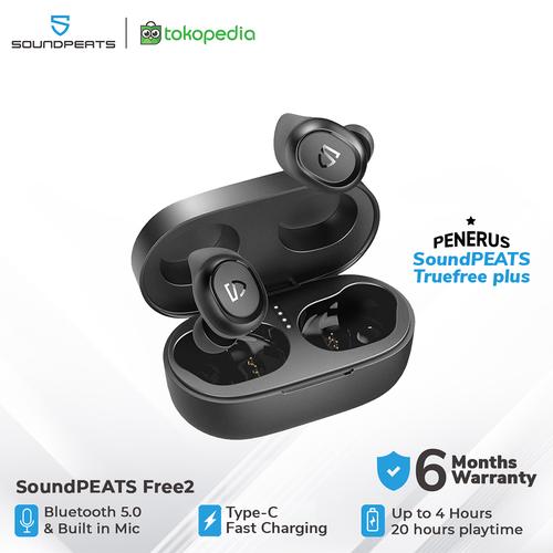 Foto Produk SoundPEATS TrueFree 2 True Wireless Earbuds - Black dari SOUNDPEATS OFFICIAL