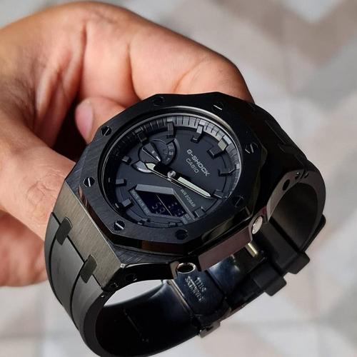 Jual casio gshock GA2100 ga2100su custom audemars piguet full black -  Jakarta Barat - ikhla | Tokopedia