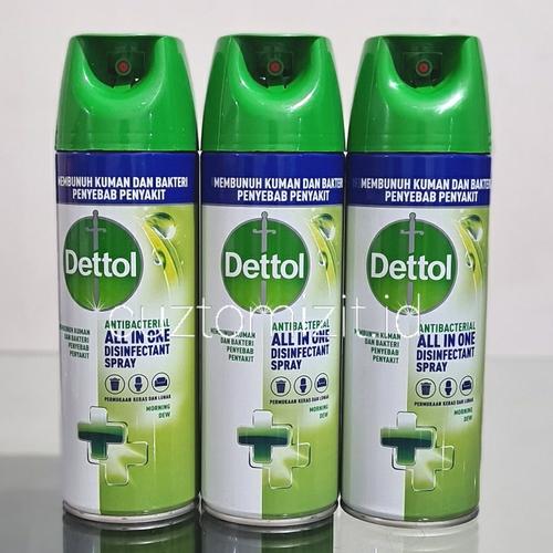 Foto Produk Dettol Disinfectant Spray 450ml Crisp Breeze - Biru - Hijau dari CuztomizitID