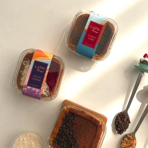 Foto Produk Olive and Pam Lapis Legit Mousse 2 pcs (Kue Ulang Tahun/ Hamper/ Gift) dari OLIVE AND PAM PATISSERIE