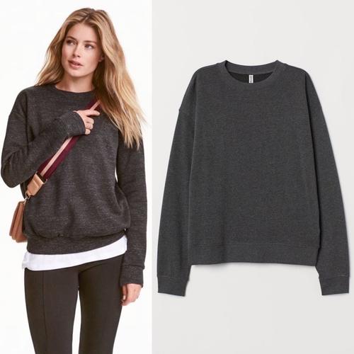Jual Sweatshirt H\u0026M Woman - Dark Grey 