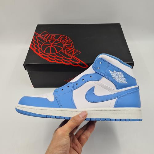 Jual Nike Air Jordan 1 Mid UNC - Kab 
