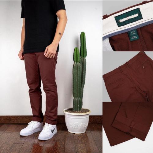 J crew Slim Straight Chino Pants Maroon 