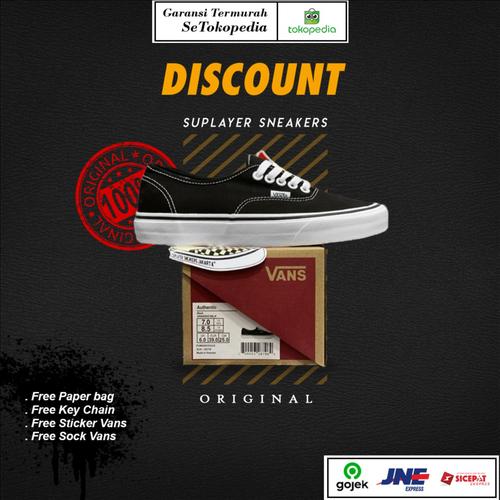 Foto Produk Vans classic Authentic Black White Original Global Market BNIB - 43 dari Suplayer Sneakers