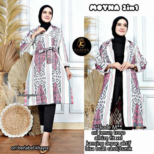 Foto Produk blouse cardigan tenun ori dari Jivan Batik