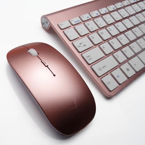Foto Produk READY STOCK Universal mouse + keyboard multifunction - rose gold dari Koreanholicshop