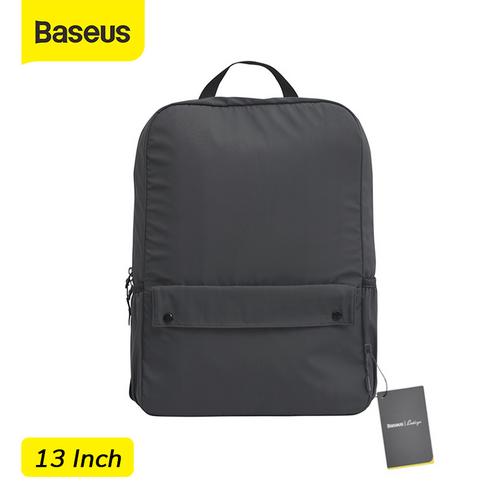 Foto Produk BASEUS BASIC SERIES LAPTOP BAG TAS LAPTOP MACBOOK NOTEBOOK TAS RANSEL - Abu 13inch dari Baseus Official Store