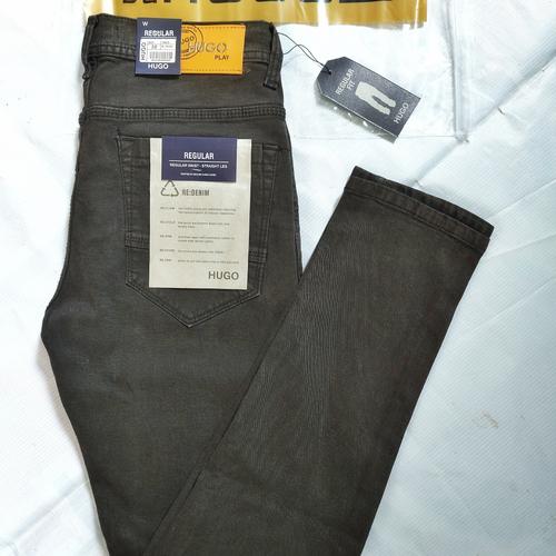 Foto Produk FASHION PRIA CELANA PANJANG SOFT JEANS STRIT - 27, Cokelat dari OMME Online Shop