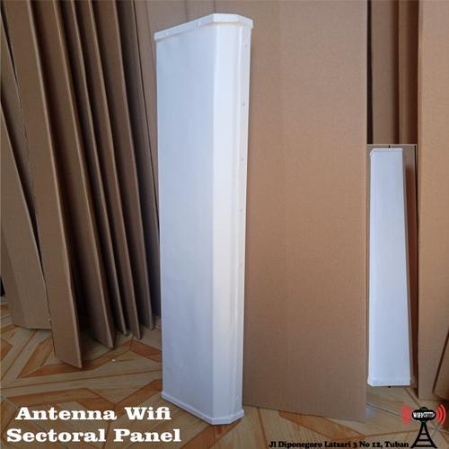 Gambar V-Gain Sectoral Panel 20 dBi 90 degree Antena Wifi 2,4 GHz dari WIFI eranetpro Kab. Tuban Tokopedia