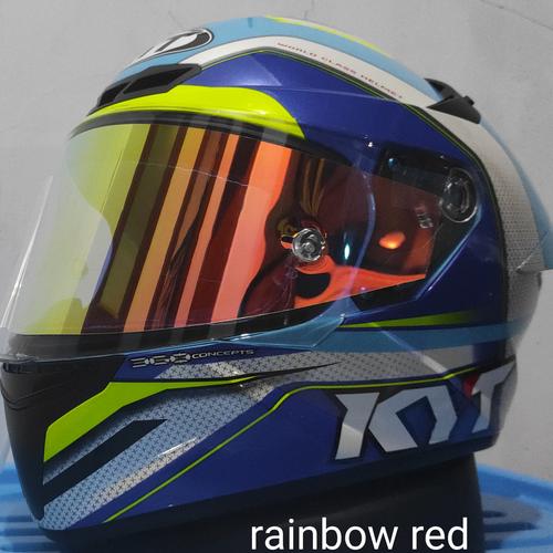 Foto Produk tear off kyt tt course - rainbow red dari ferdi servis helm