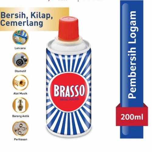 Gambar brasso metal polish pengkilat logam 200 ml dari Lmar Kota Bekasi Tokopedia