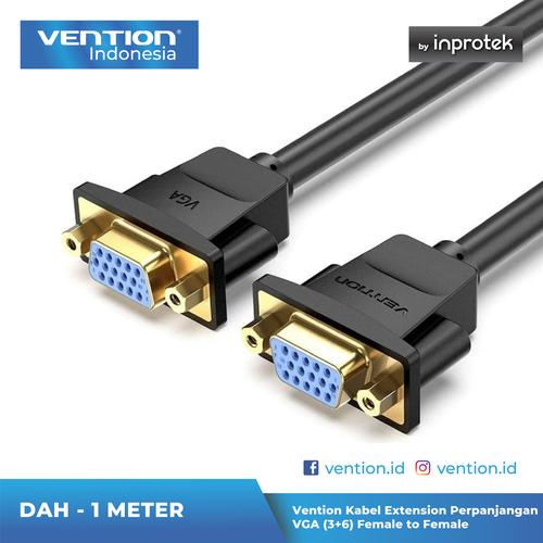 Foto Produk Vention Kabel Extension Perpanjangan VGA (3+6) Female to Female - DAH dari Vention Indonesia