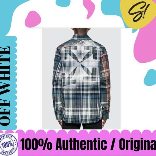 Jual Off White Fw20 Stencil Flannel 