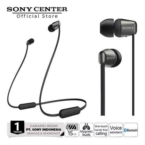 Jual Sony WI C310 Bluetooth Earphone Wireless Stereo Headset WI-C310 -  Hitam - Kota Bandung - Click \u0026 Go | Tokopedia