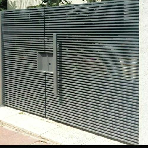 Jual pagar minimalis modern Horizontal proses cibubur - Kota Tangerang