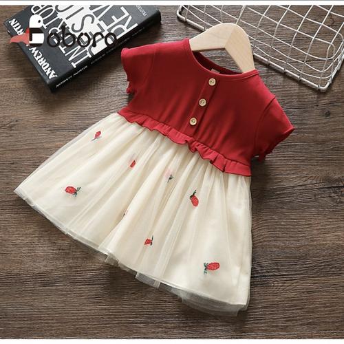 Jual Red Tutu Dress Anak Perempuan Size 