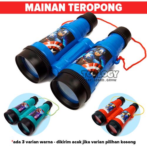 Foto Produk Mainan Anak Teropong Teropongan Binocular Telescope Zoom Kekeran dari Toylogy