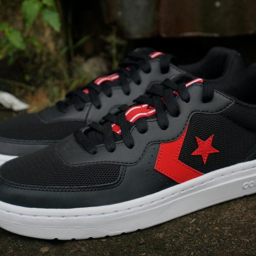converse rival ox black
