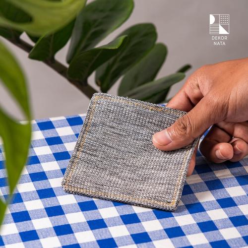 Gambar Dekornata Clothy Fabric Coaster / Tatakan Gelas / Coaster Kain / Tatak - Abu-abu dari Dekornata Kota Bogor Tokopedia