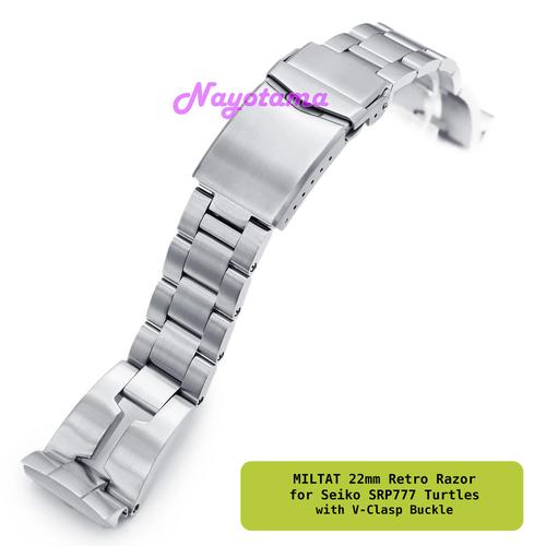 Jual 22mm MILTAT Retro Razor for Seiko King Turtles SRP777 with V-Clasp -  Jakarta Selatan - Toko Nayotama | Tokopedia