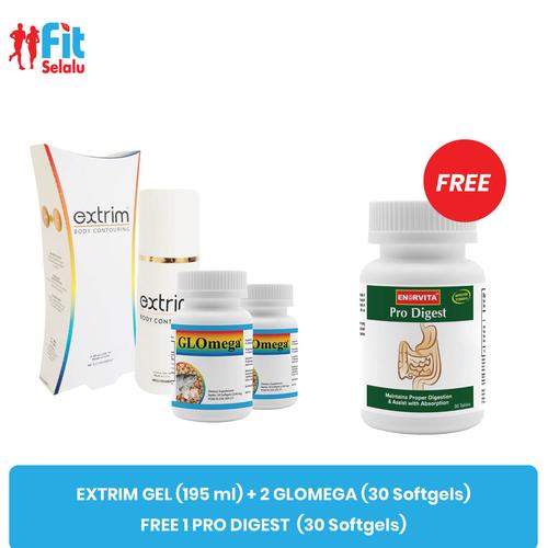 Gambar Extrim Gel 195ml + ( 2 Pack GLOmega 30 softgel ) dari Fit Selalu Jakarta Barat Tokopedia