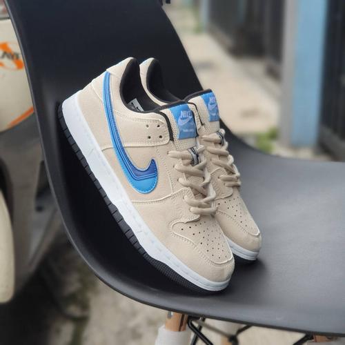 nike dunk beige blue