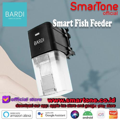 Foto Produk BARDI WiFi Smart Fish Feeder - Black IoT Home Auto Alexa GoogleHome dari SmartOne WDG Relx