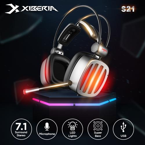 Foto Produk Xiberia S21 Surround Sound Gaming Headset - Abu-abu dari Xiberia Nubwo Official