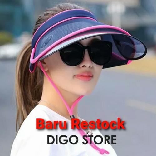 Jual TOPI ANTI UV ACRYLIC DOUBLE SLIDE 