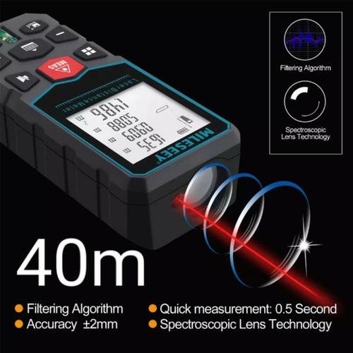 Foto Produk 100m Laser Distance Digital Meteran Pengukur Jarak Jauh Meter NO bosch - Mileseey 40m dari chi-chi store