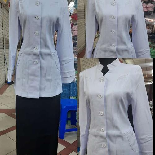 Foto Produk blazer atasan putih polos kode 9064 - XS dari Taristore