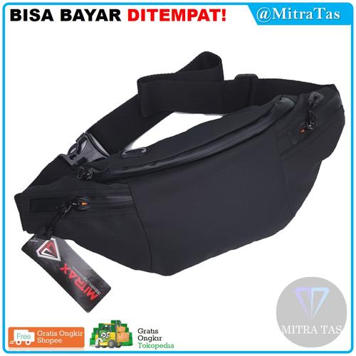 Gambar Waist Bag MitraX Uno Bahan Kulit dengan KUALITAS TERBAIK! - Depan Polos dari Mitra Tas 19 Jakarta Utara Tokopedia