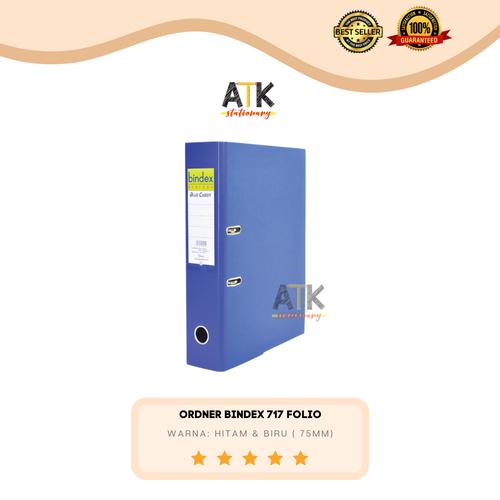 Gambar Ordner Bindex 717 Folio 75mm atk - Hitam dari Atkstationary Jakarta Barat Tokopedia
