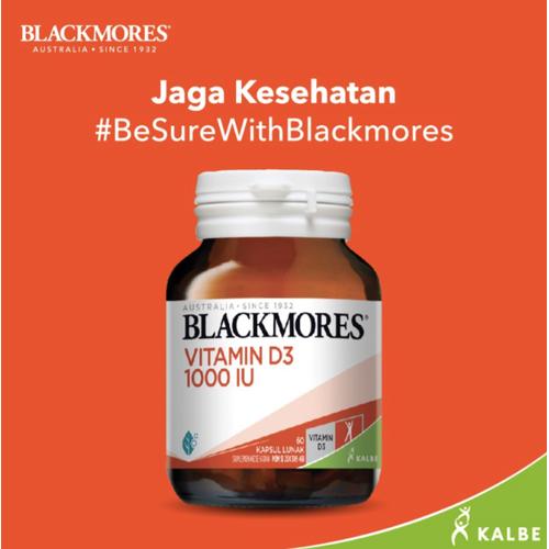 Jual Blackmores Vitamin D3 1000 IU D 1000IU Isi 60 Kapsul Jakarta
