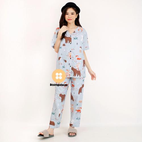Foto Produk piyama/piyama cewek/baju tidur piyama halus dari Distro Polosan